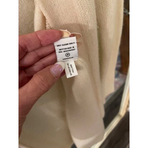 Diane Von Furstenburg 100% Cashmere Cardigan Sz P - Picture 7 of 12